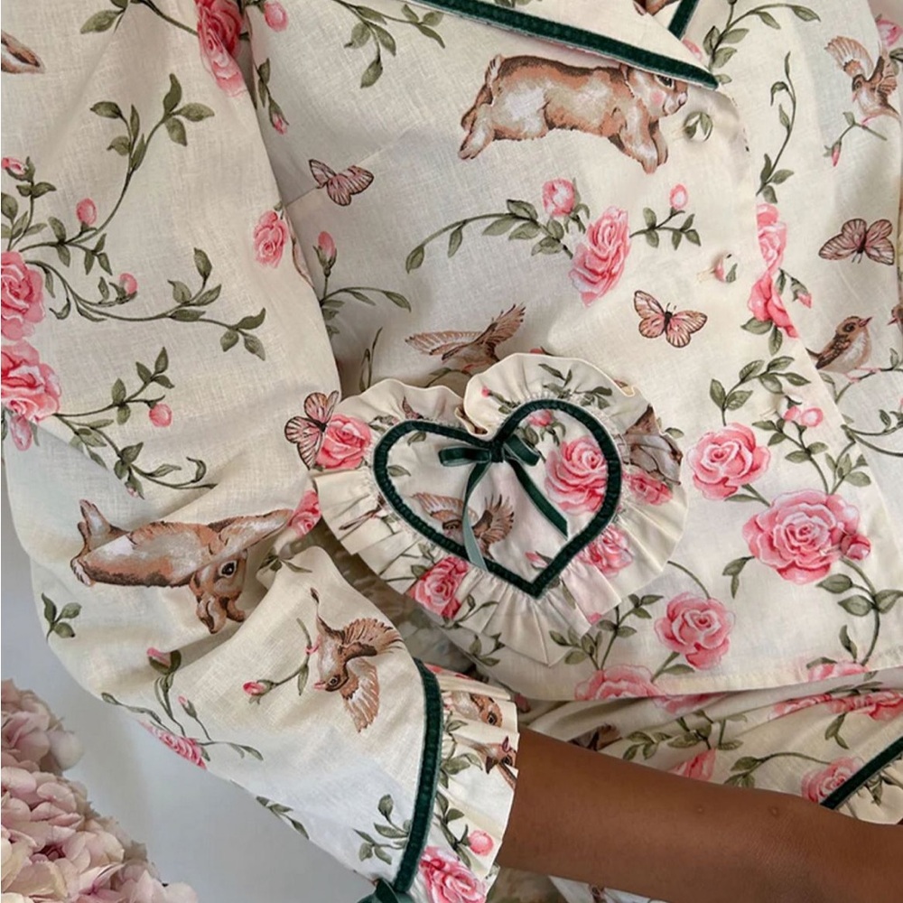 Dreamers Rebels bunny pajama set
